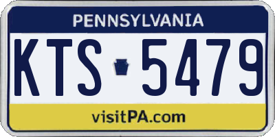 PA license plate KTS5479
