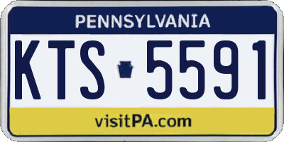 PA license plate KTS5591