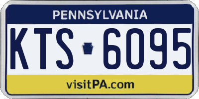 PA license plate KTS6095