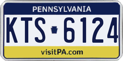 PA license plate KTS6124