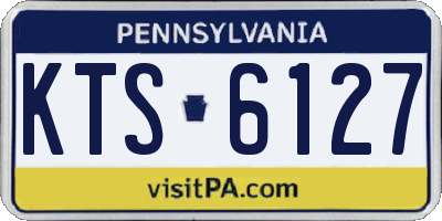 PA license plate KTS6127