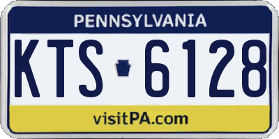 PA license plate KTS6128