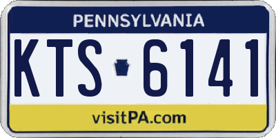 PA license plate KTS6141