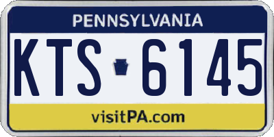 PA license plate KTS6145