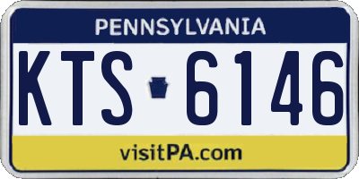 PA license plate KTS6146