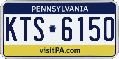 PA license plate KTS6150