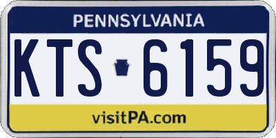 PA license plate KTS6159