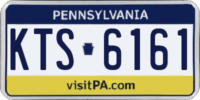 PA license plate KTS6161