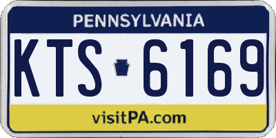 PA license plate KTS6169