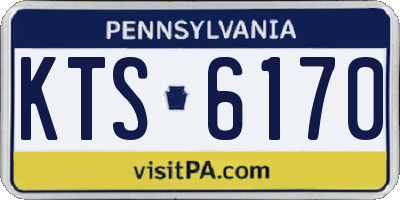 PA license plate KTS6170