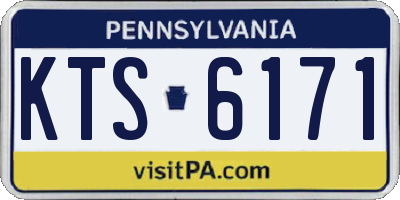 PA license plate KTS6171