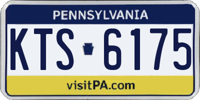 PA license plate KTS6175