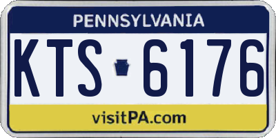 PA license plate KTS6176