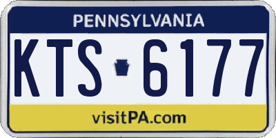 PA license plate KTS6177