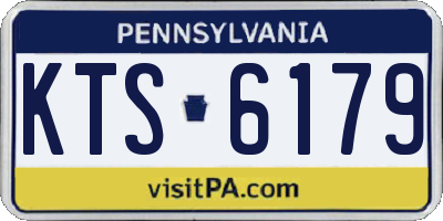 PA license plate KTS6179