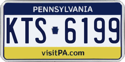 PA license plate KTS6199