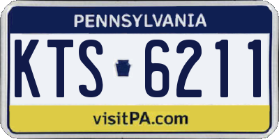 PA license plate KTS6211
