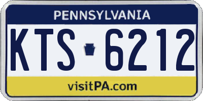 PA license plate KTS6212