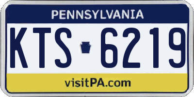 PA license plate KTS6219