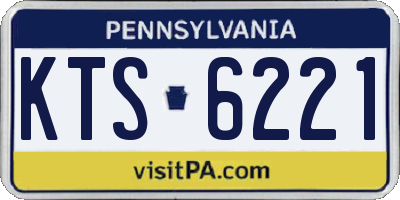 PA license plate KTS6221