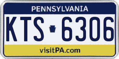 PA license plate KTS6306
