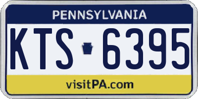 PA license plate KTS6395