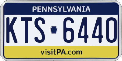 PA license plate KTS6440