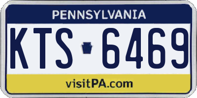 PA license plate KTS6469
