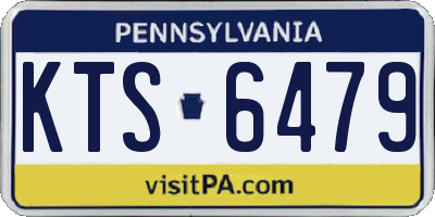PA license plate KTS6479