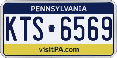 PA license plate KTS6569