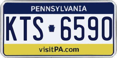 PA license plate KTS6590