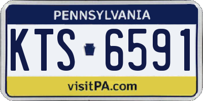 PA license plate KTS6591