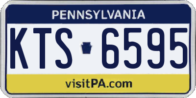 PA license plate KTS6595