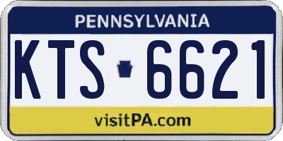 PA license plate KTS6621