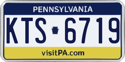 PA license plate KTS6719