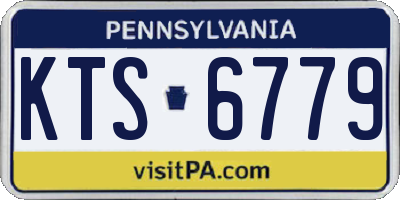 PA license plate KTS6779