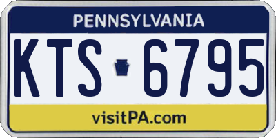 PA license plate KTS6795