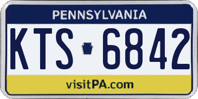PA license plate KTS6842