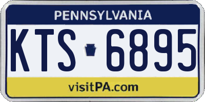 PA license plate KTS6895