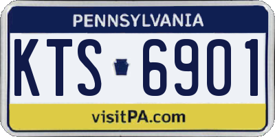 PA license plate KTS6901