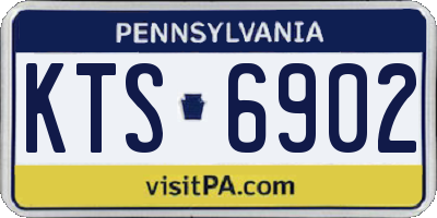 PA license plate KTS6902