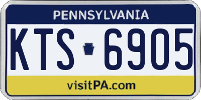 PA license plate KTS6905