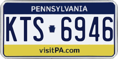PA license plate KTS6946