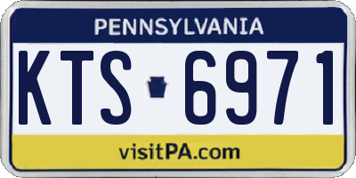 PA license plate KTS6971