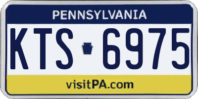 PA license plate KTS6975