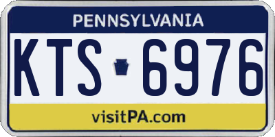 PA license plate KTS6976