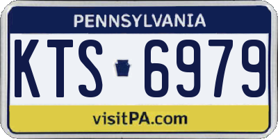 PA license plate KTS6979