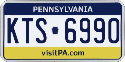 PA license plate KTS6990
