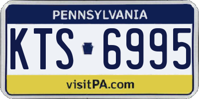 PA license plate KTS6995