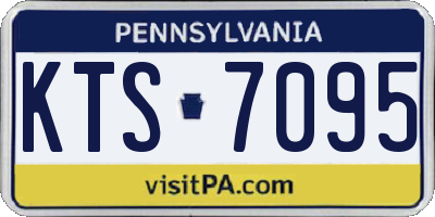 PA license plate KTS7095